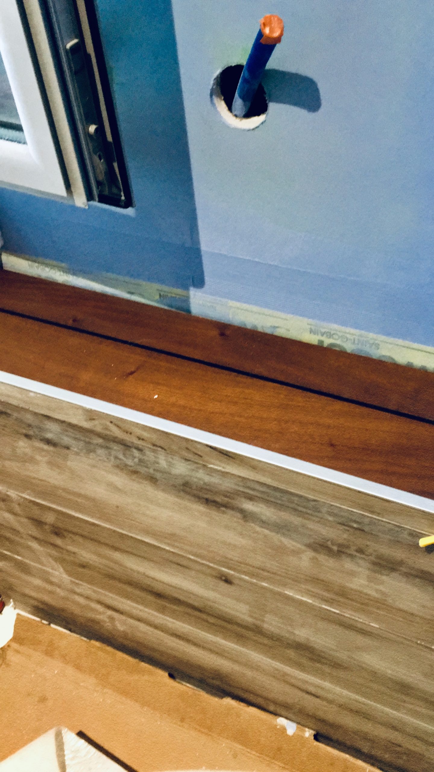 pendant travaux sdb