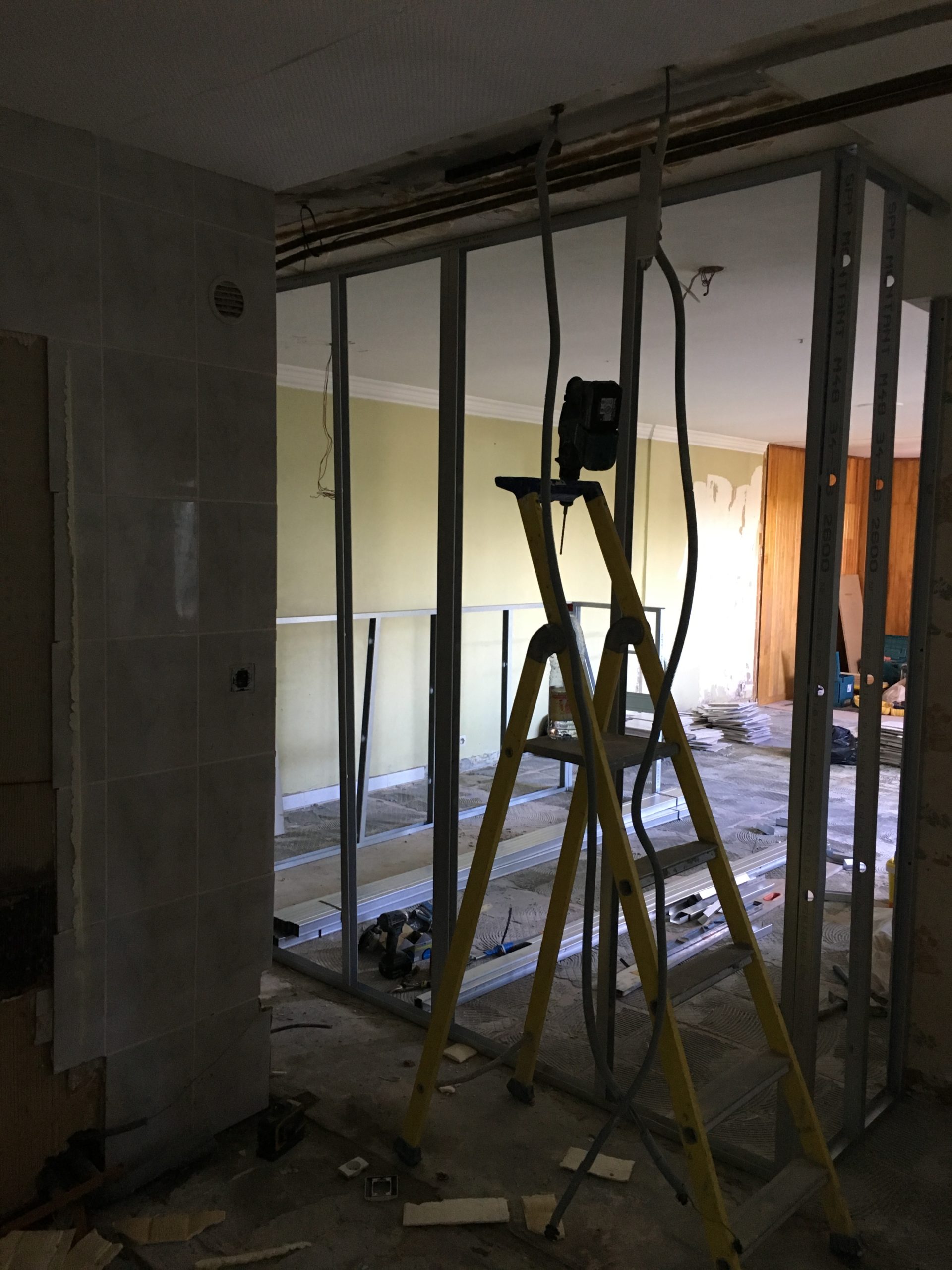pendant travaux sdb