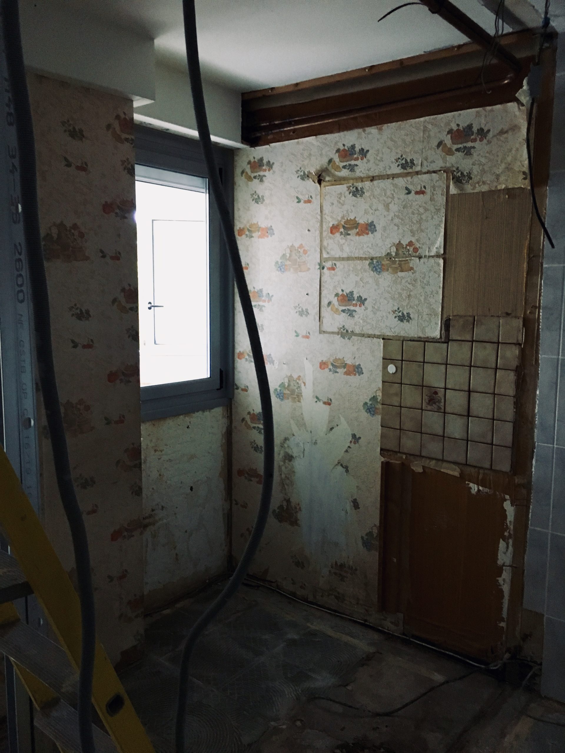 pendant travaux sdb