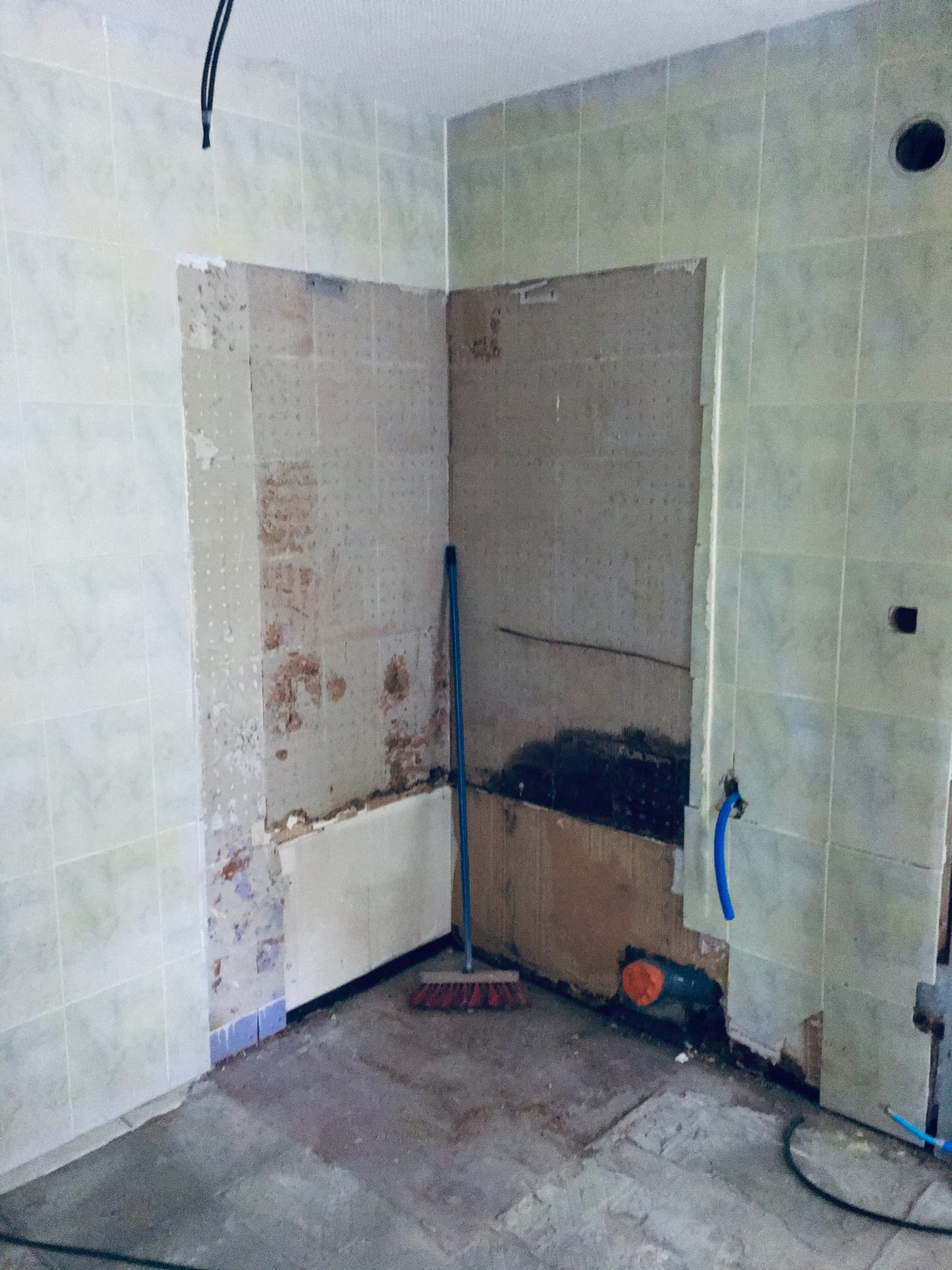 pendant travaux sdb