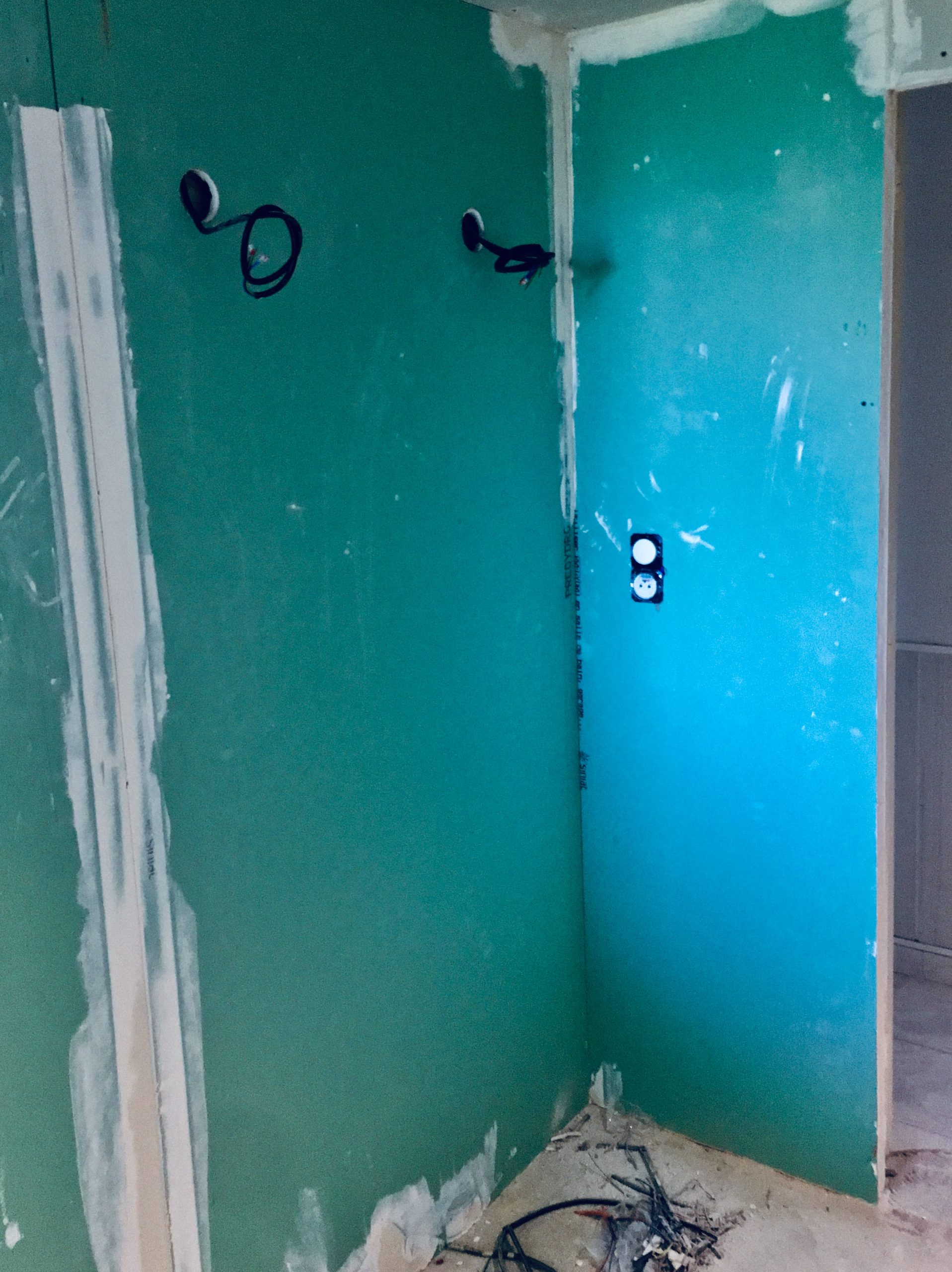 pendant travaux sdb