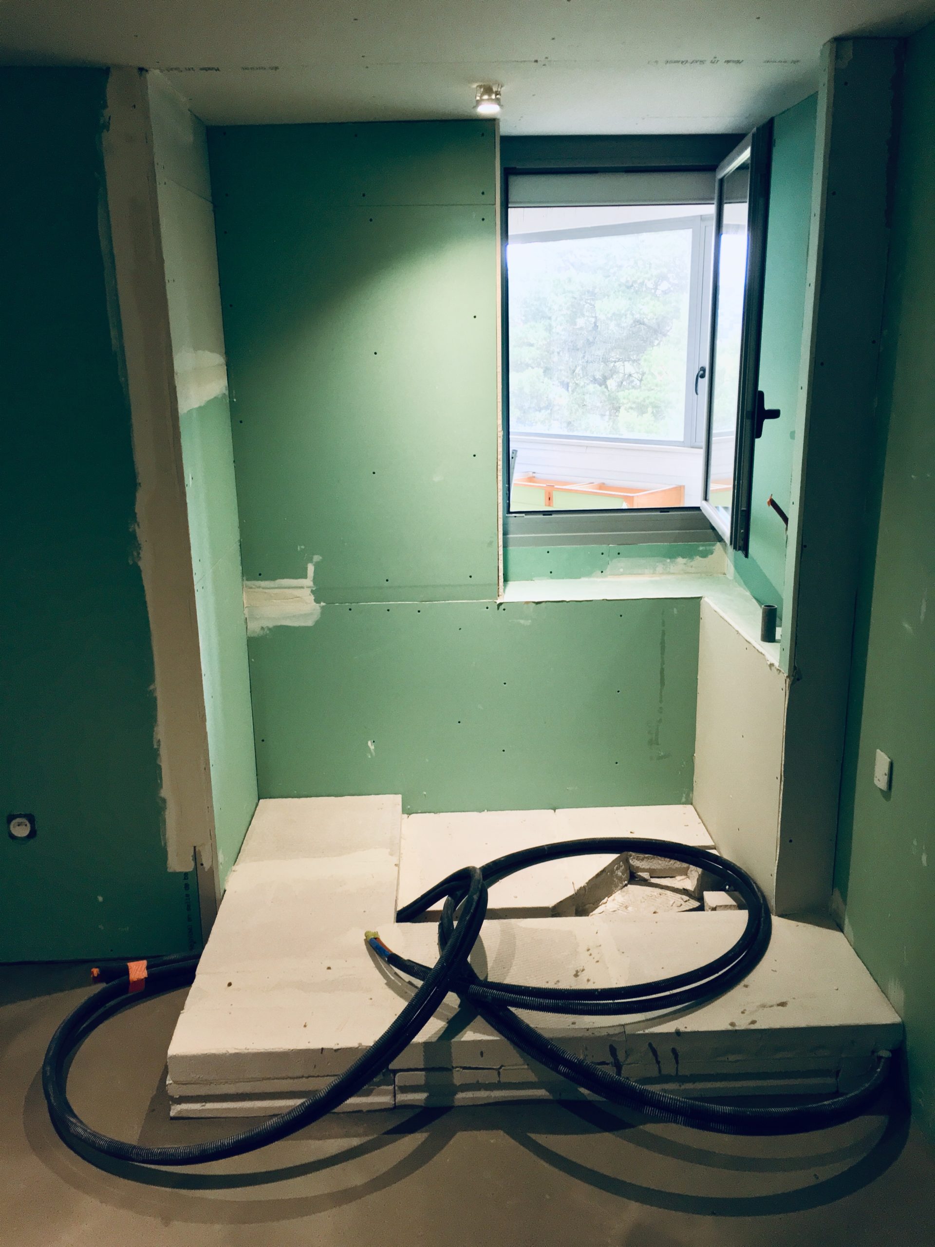 pendant travaux sdb