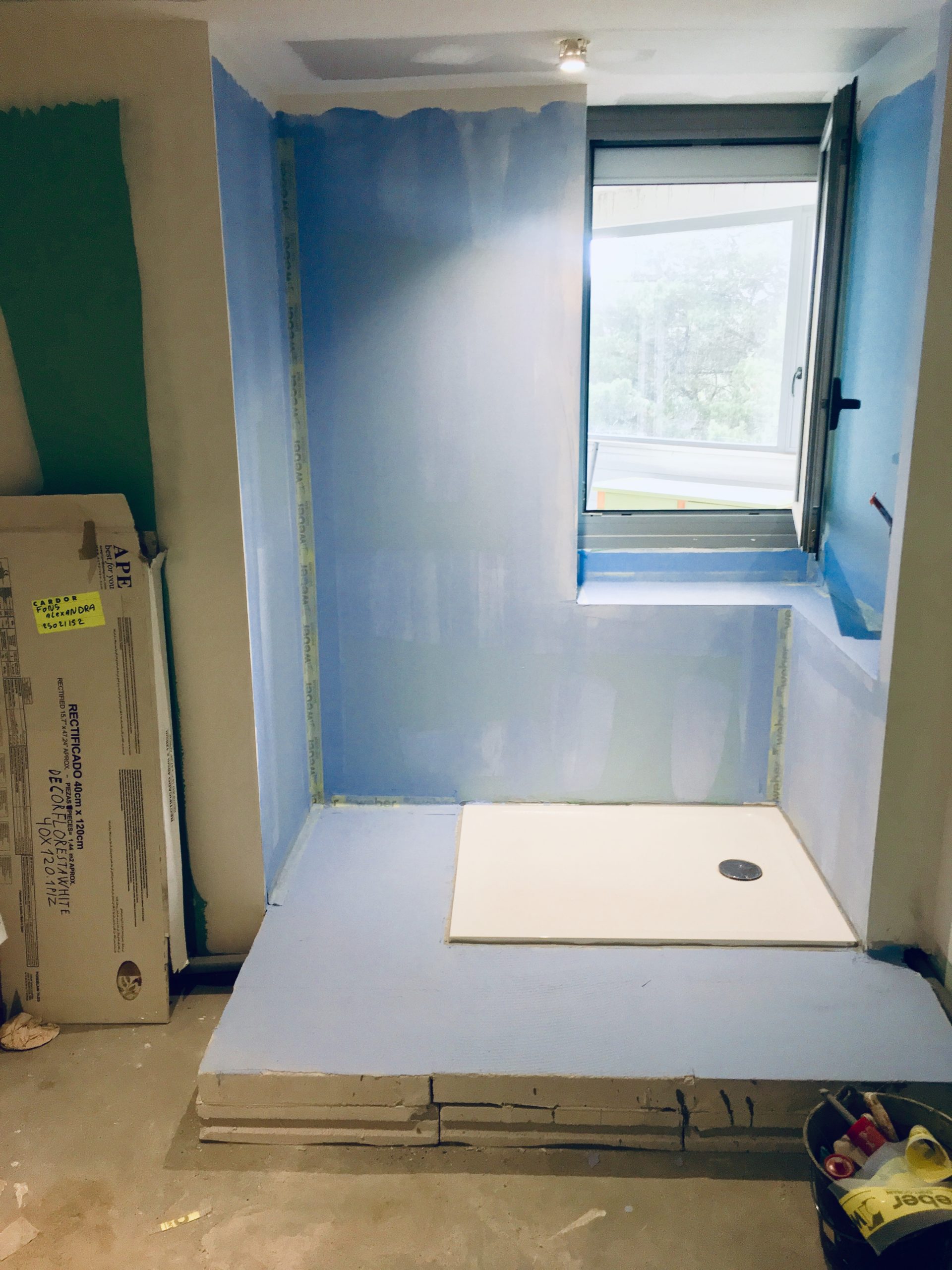 pendant travaux sdb