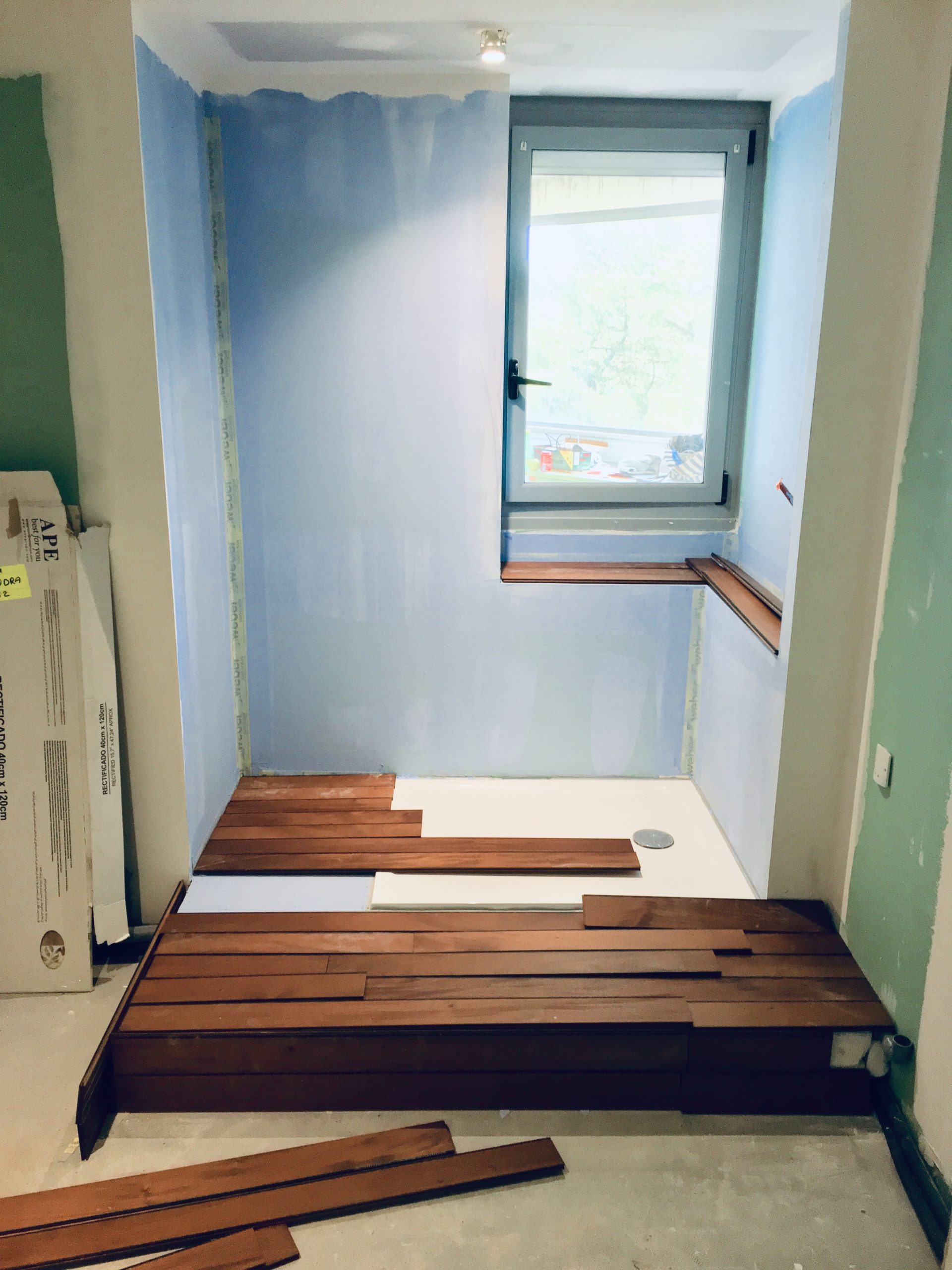 pendant travaux sdb