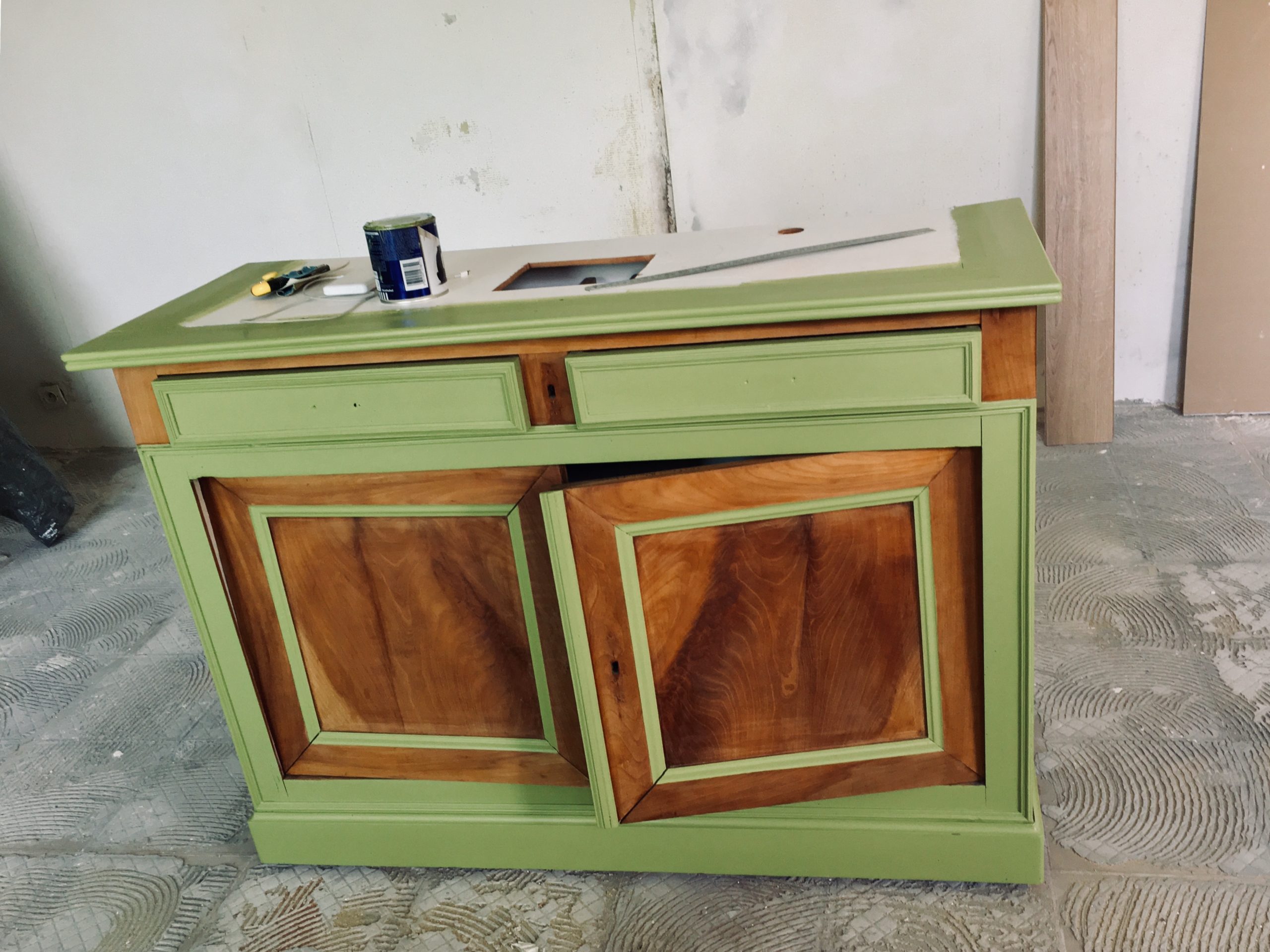 pendant travaux sdb