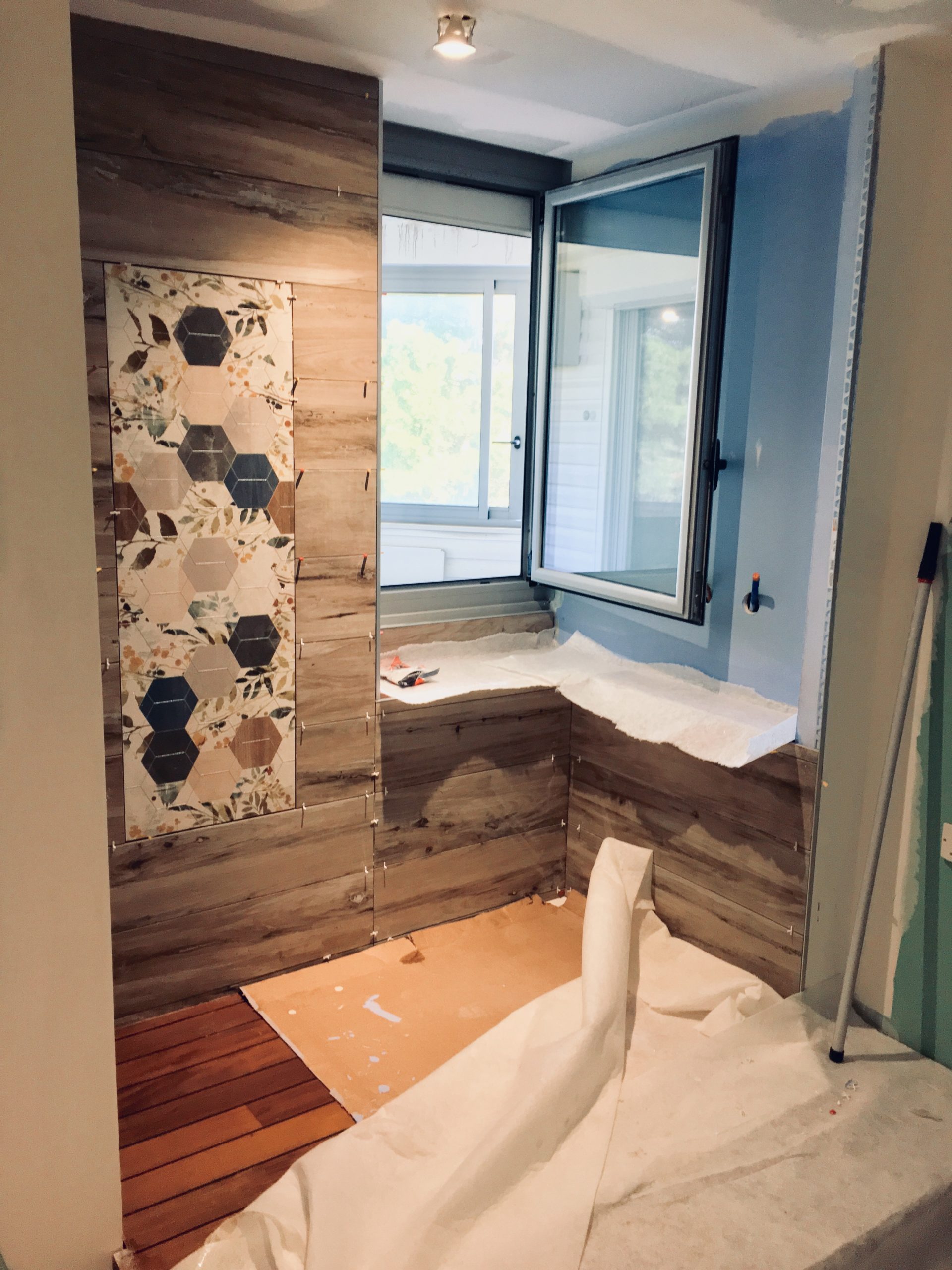 pendant travaux sdb