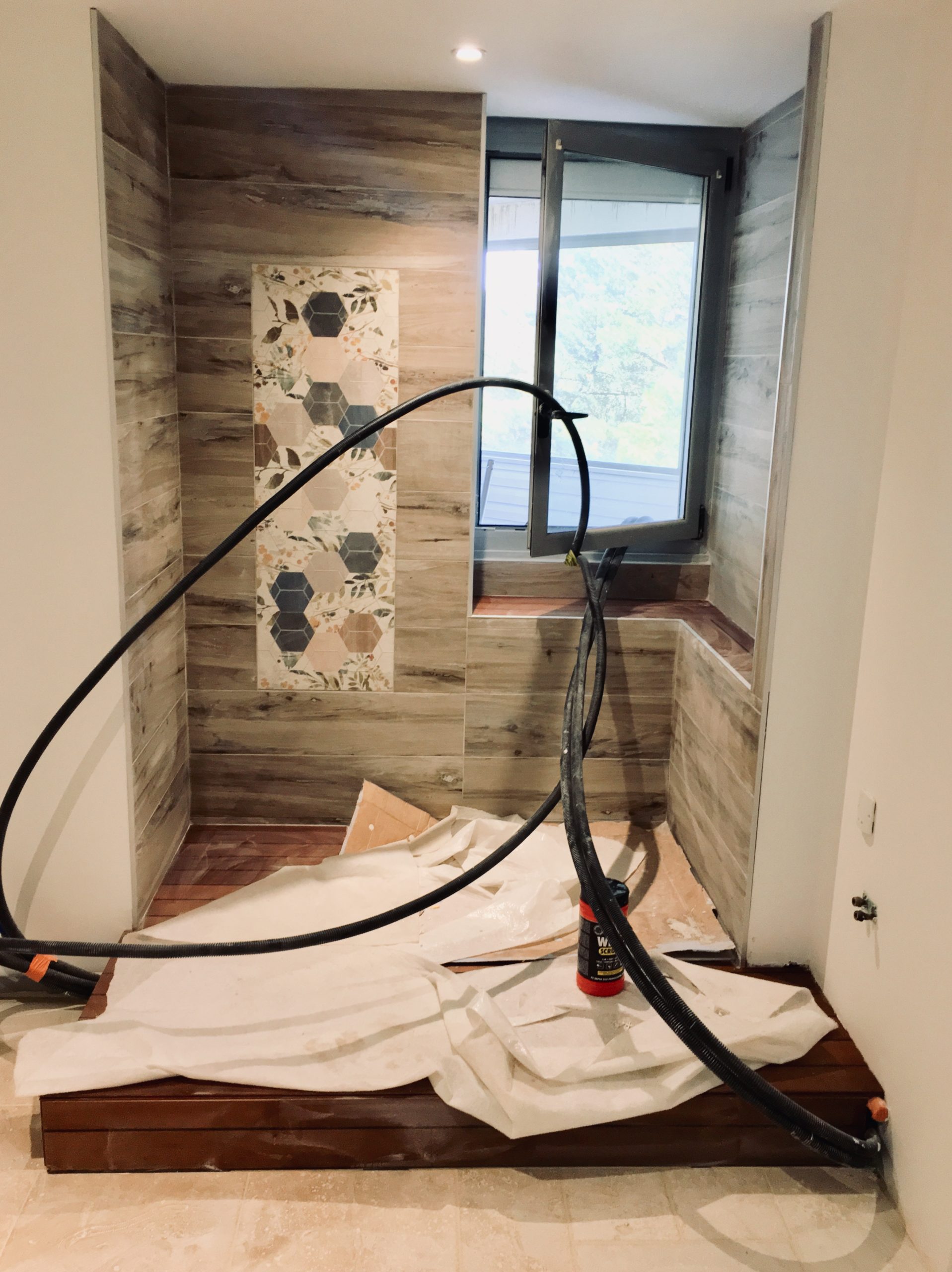 pendant travaux sdb