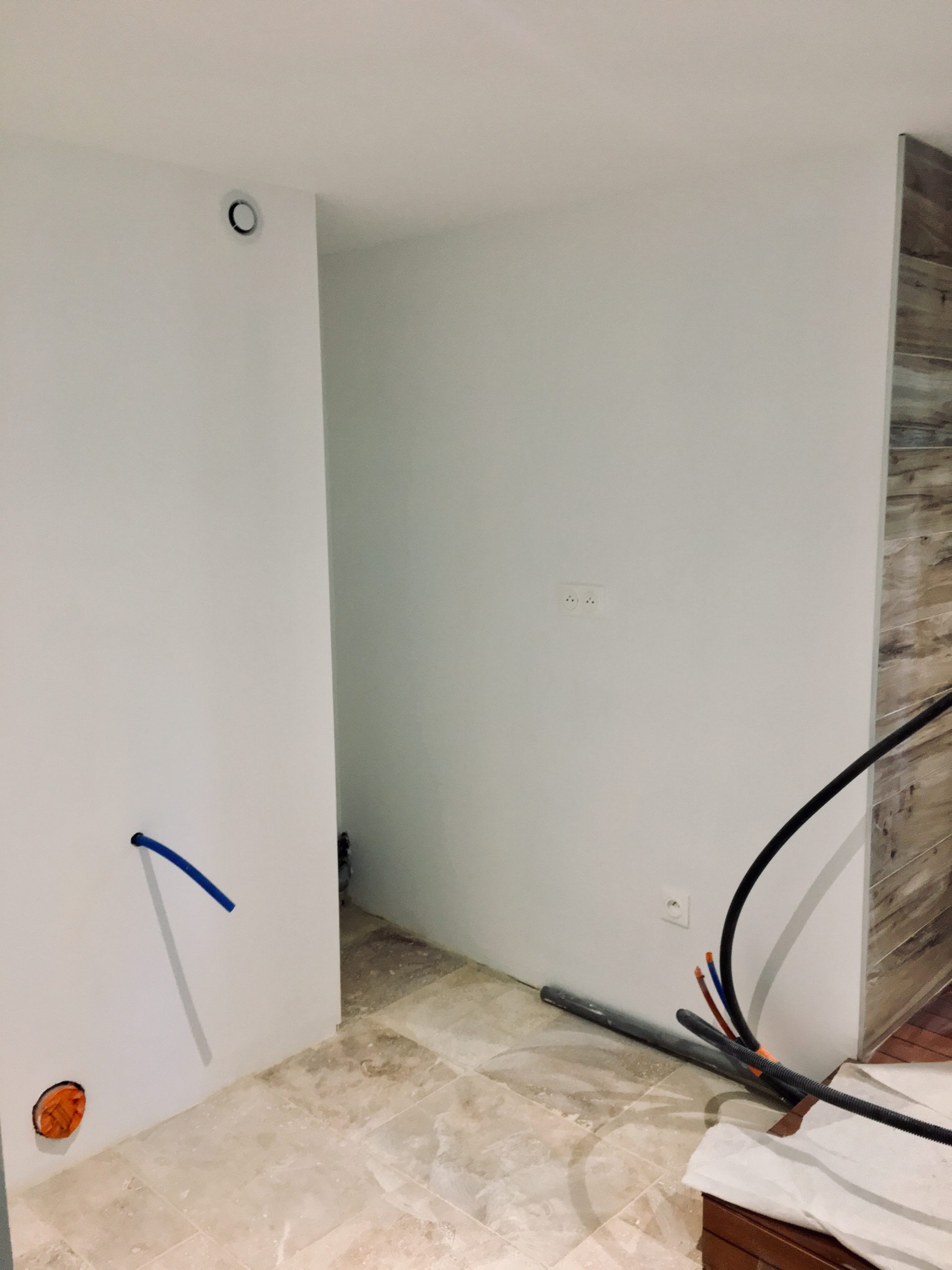 pendant travaux sdb