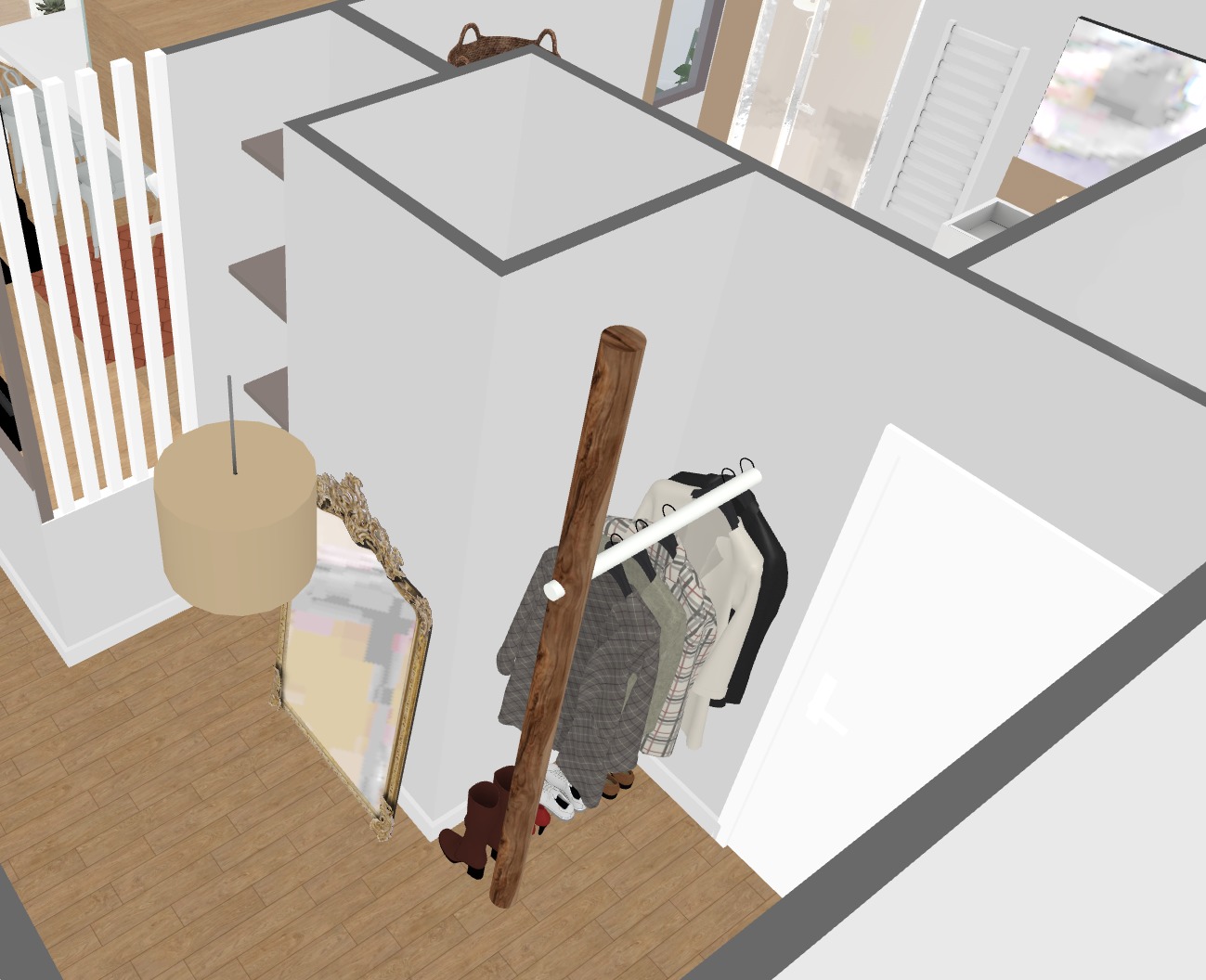 entrée plan 3D
