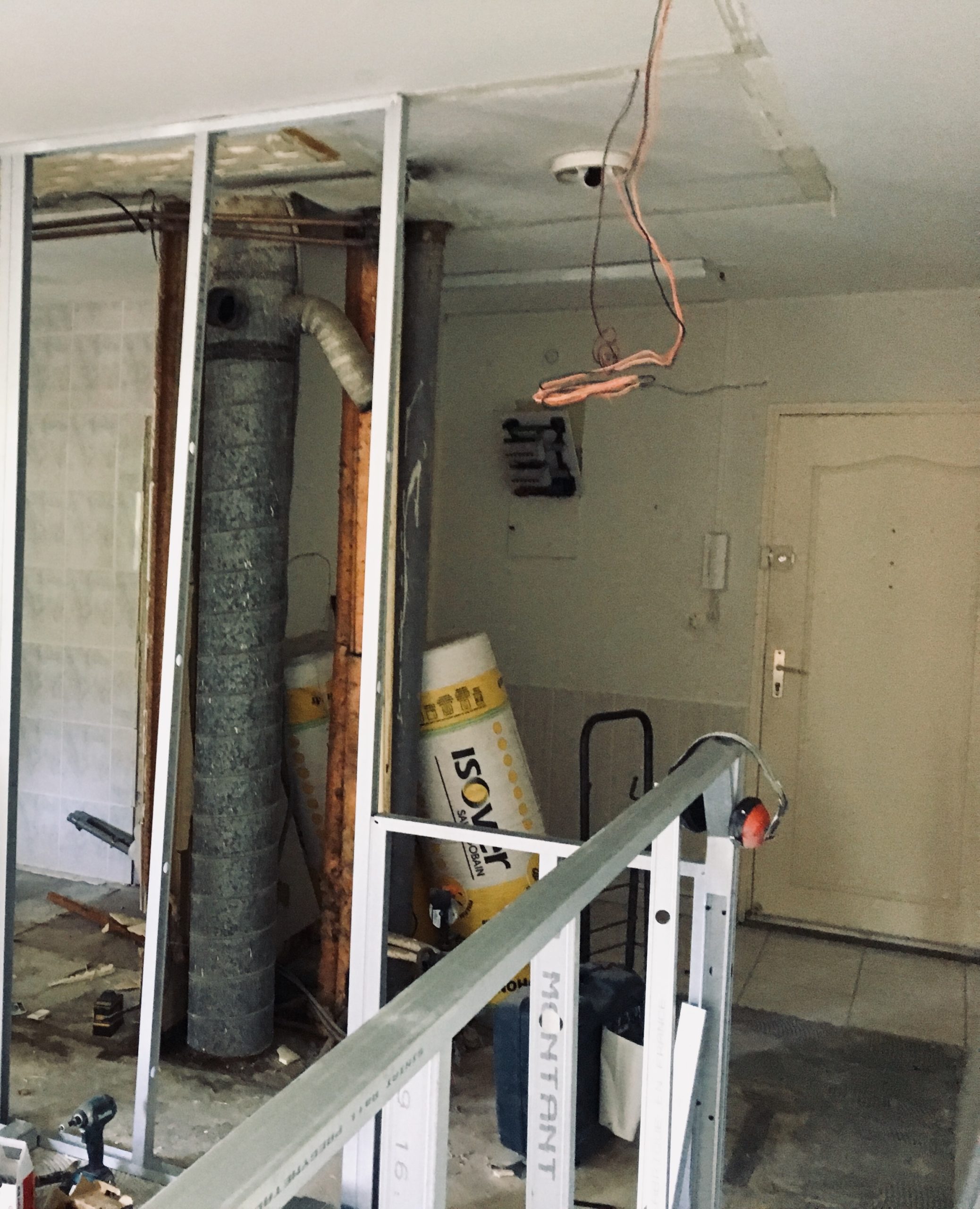 travaux rénovation entrée
