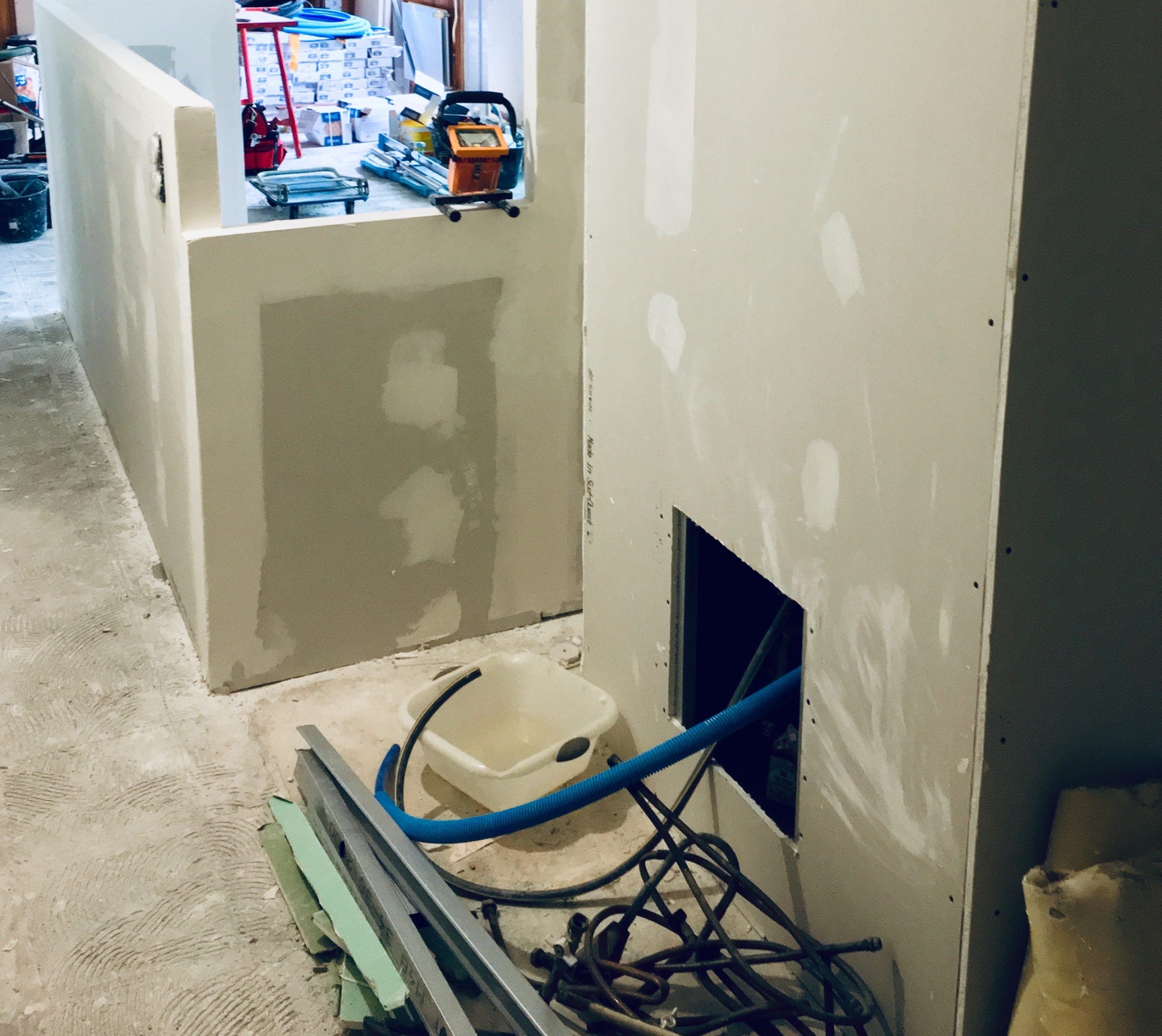 travaux rénovation entrée