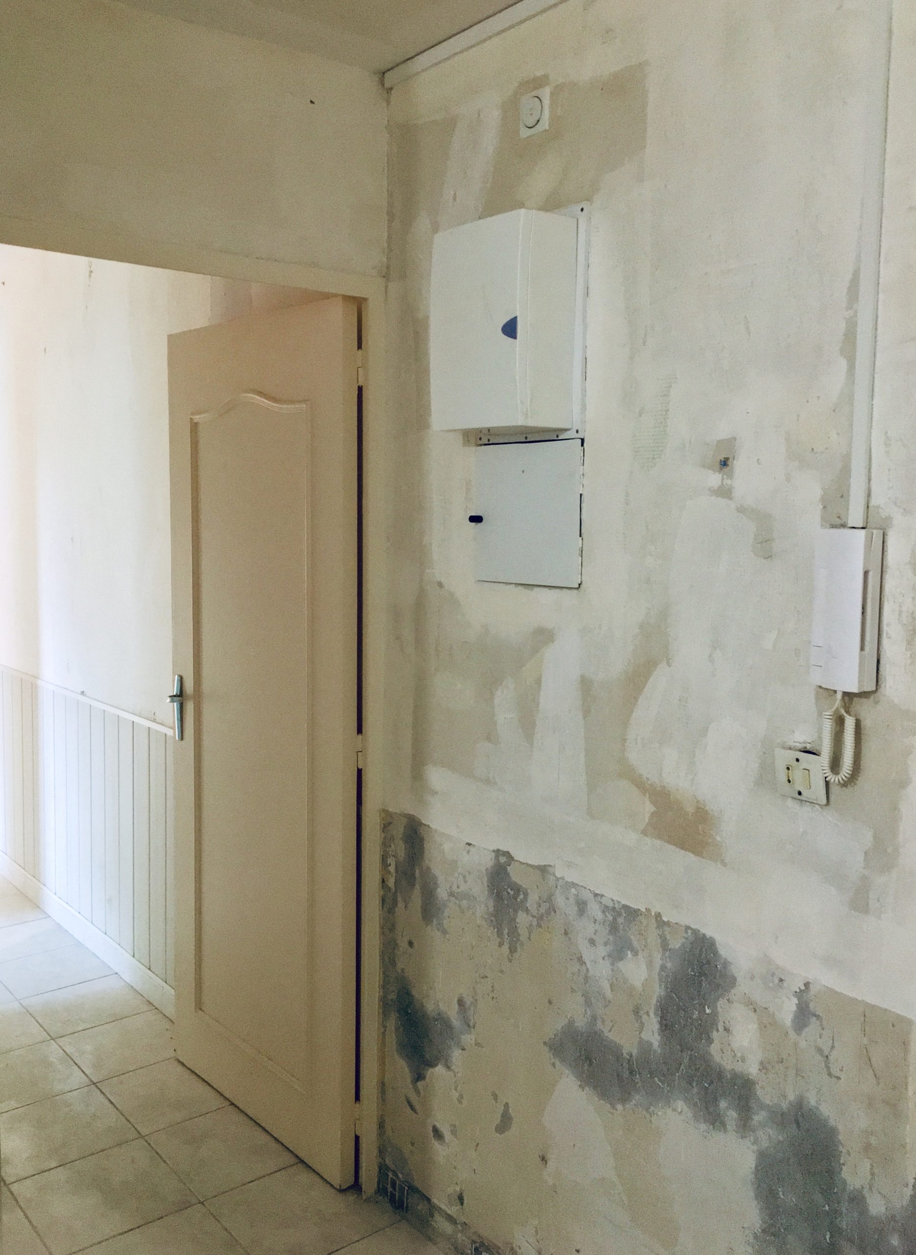 travaux rénovation entrée