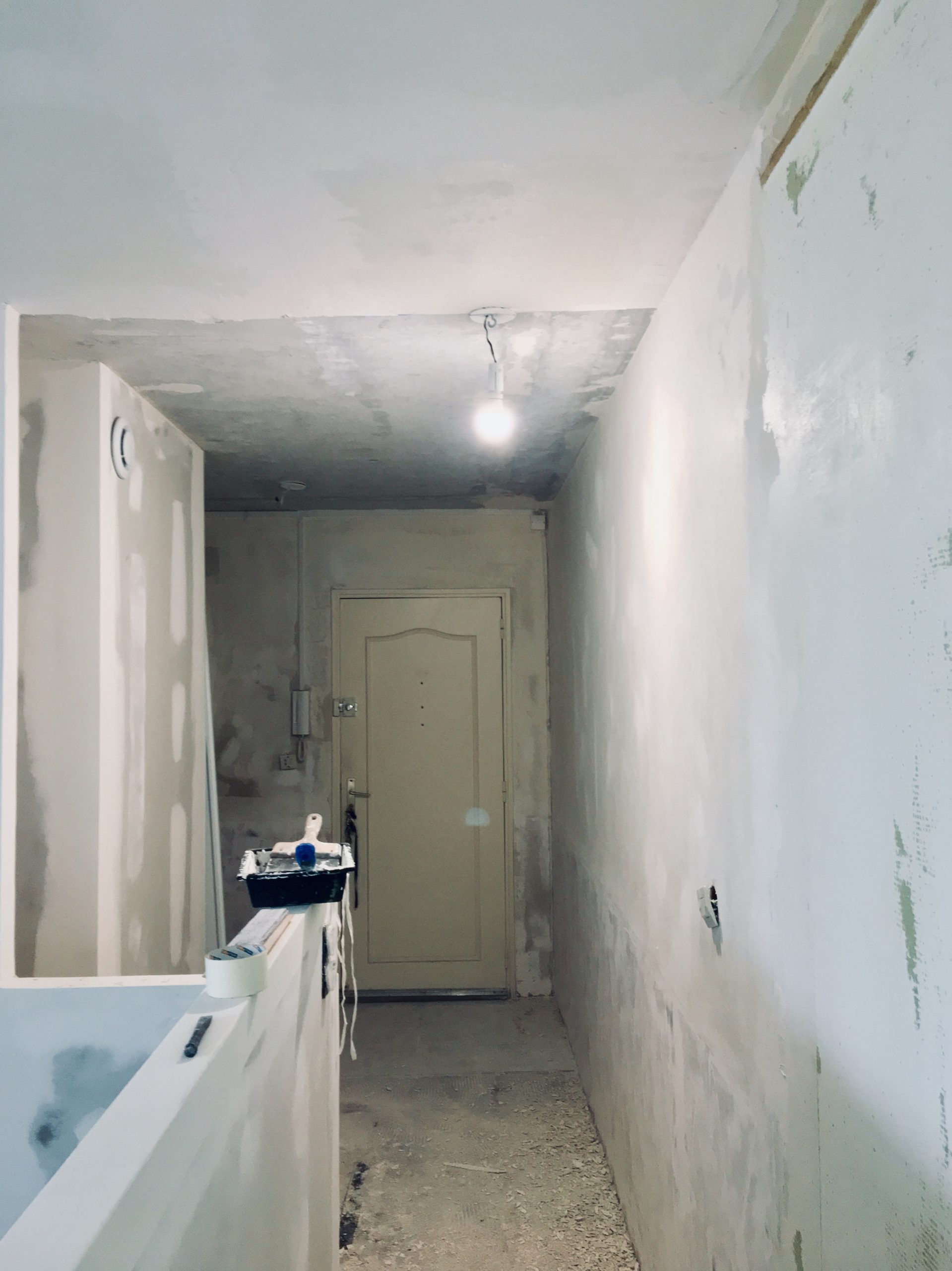 travaux rénovation entrée