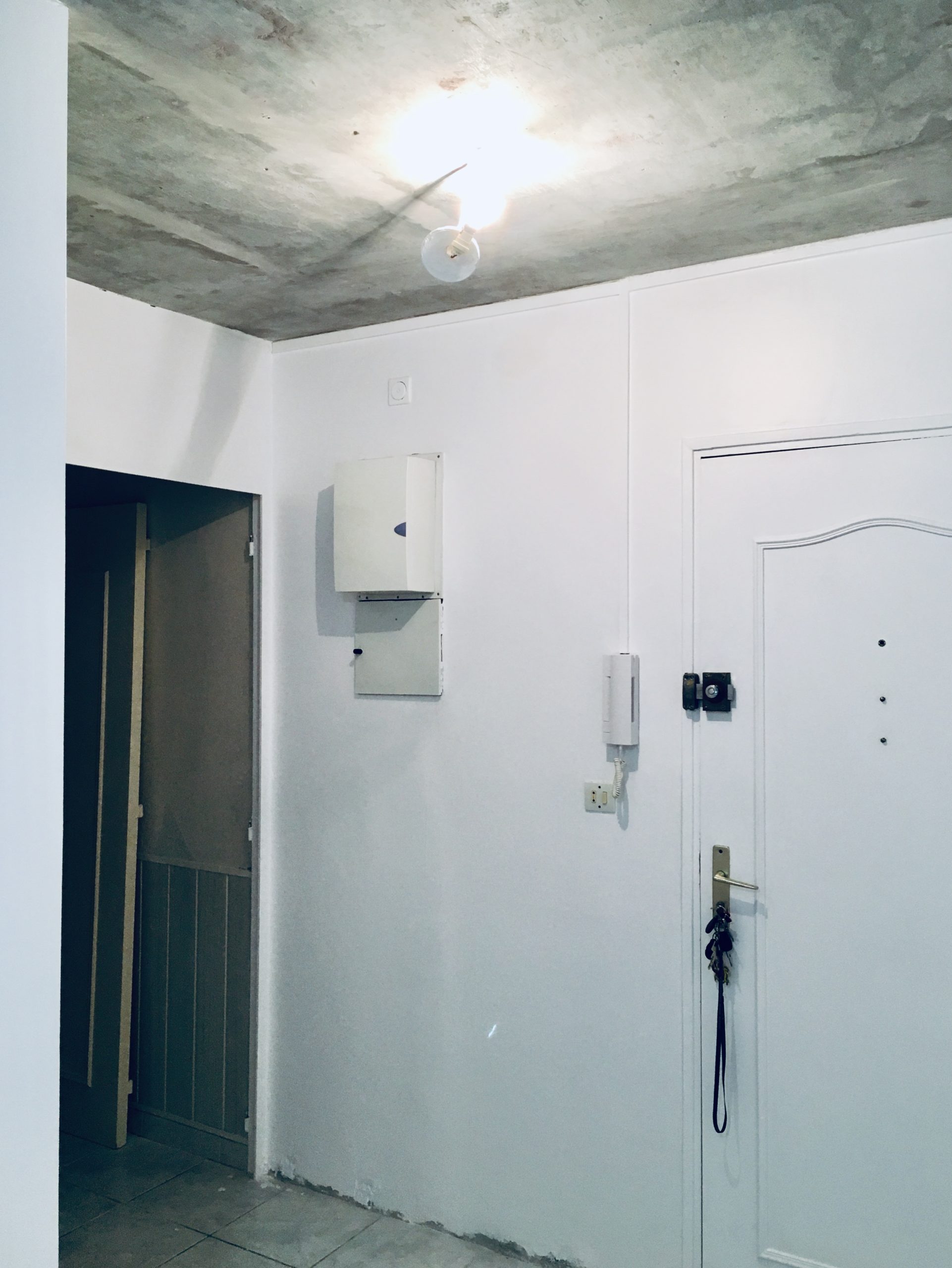 travaux rénovation entrée