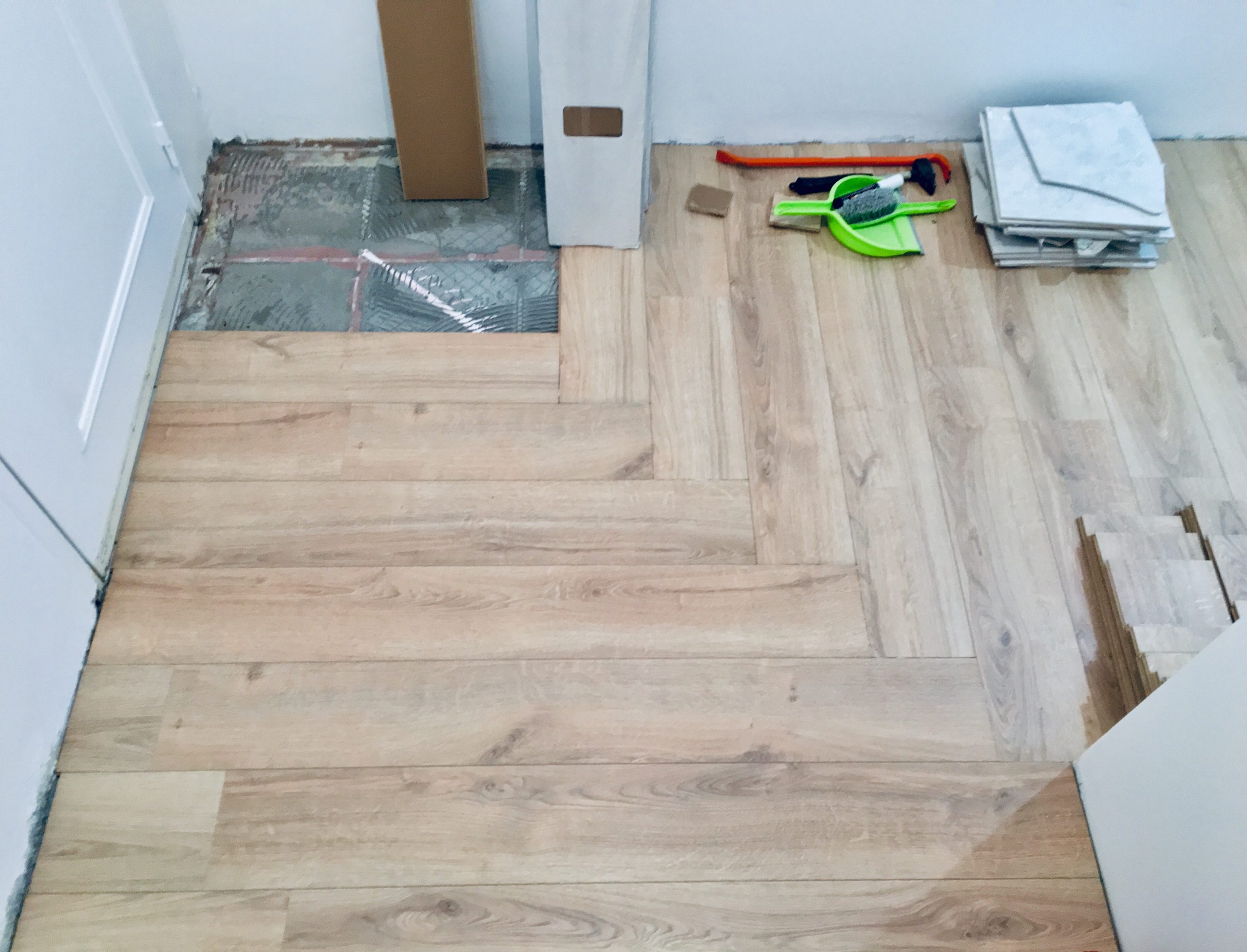 travaux rénovation entrée